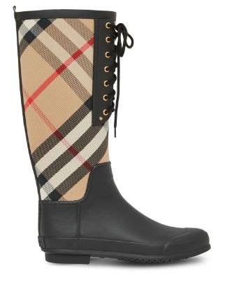 burberry rain boots plaid|burberry rain boots size chart.